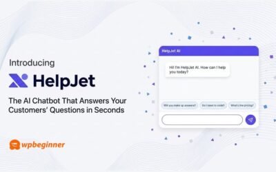 Introducing HelpJet: The AI Chatbot That Answers Your Customers’ Questions in Seconds