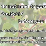 HeroPress: Building Beyond the Screen: My WordPress, Accessibility, and OZD Katalog Story – Ekranın Ötesinde Üretmek: WordPress, Erişilebilirlik ve OZD Katalog Hikâyem
